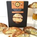 Photo of a box of Italian almond Biscotti