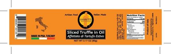 Sliced Black Truffles Nutrition Facts
