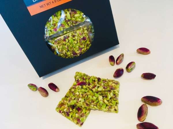 Sicilian Pistachio Brittle made with 60% Sicilian Pistachios