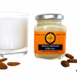 A photo of a jar of Sicilian Almond Paste imported by Giannetti Artisans