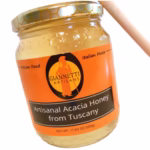 A photo of a jar of Italian Acacia Honey Imported from Italy