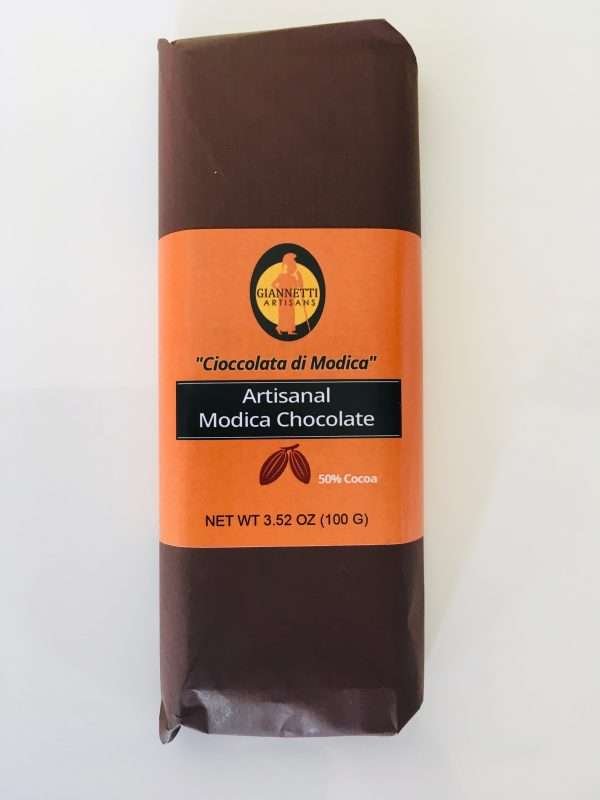 A photo of a chocolate bar of Modica Chocolate Classic Flavor of