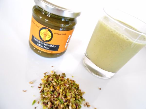 Pure Sicilian Pistachio Paste used to make pistachio milk