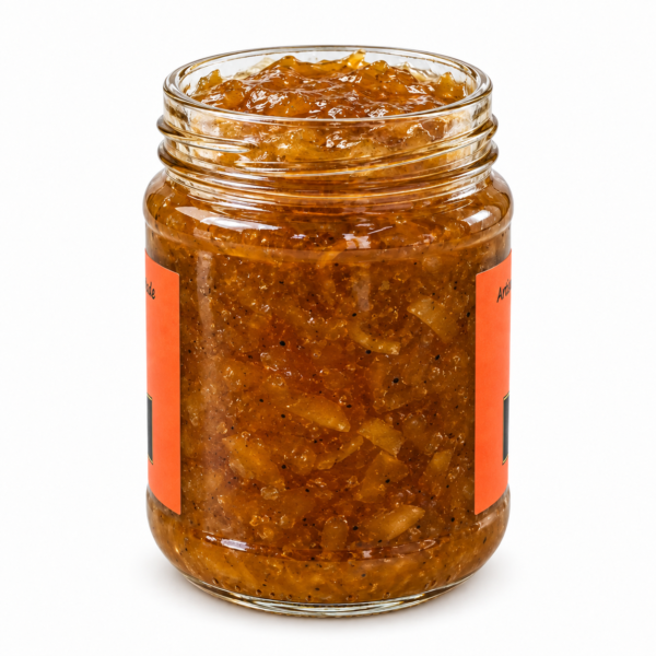 Bergamot Jam jar back view – Giannetti Artisans