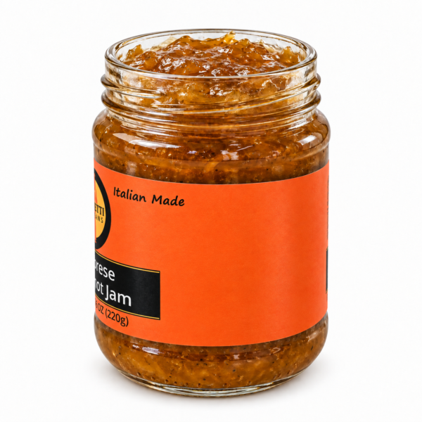 Bergamot Jam jar side view – Giannetti Artisans