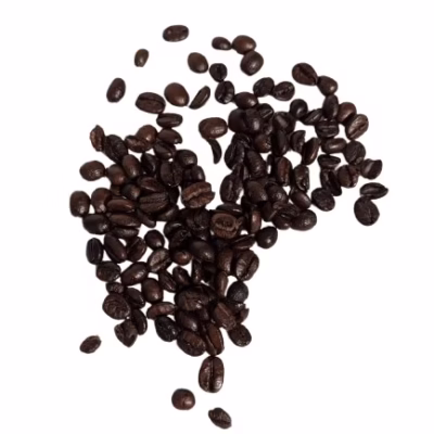 Giannetti Artisans wood-fired arabica blend coffee ceans on white background