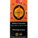 3.52 oz package of Giannetti Artisans Modica Pomegranate Chocolate Bar