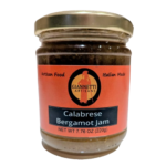 7 oz glass jar of Giannetti Artisans Bergamot Jam showing the front label
