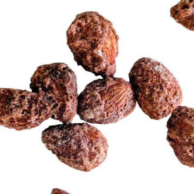 Close up of Giannetti Artisans Candied Sicilian Almonds