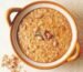 Top view of a ceramic bowl of farro soup for Giannetti Artisans Italian Farro Recipe
