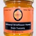 Front view of a jar of Giannetti Artisans Italian Wildflower Honey from Tuscany