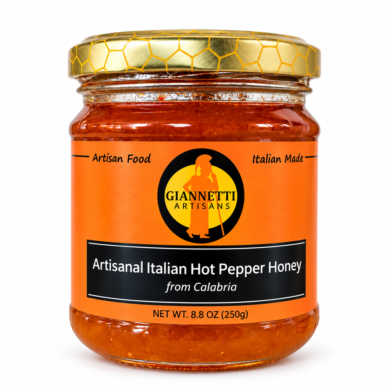 Giannetti Artisans Italian Hot Pepper Honey Front View Single.1 Giannetti Artisans Italian Hot Pepper Honey Front View