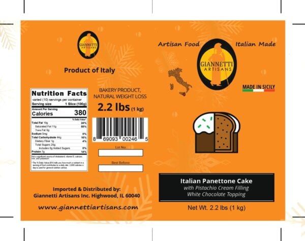 Italian Panettone Cake From Sicily - Image 14