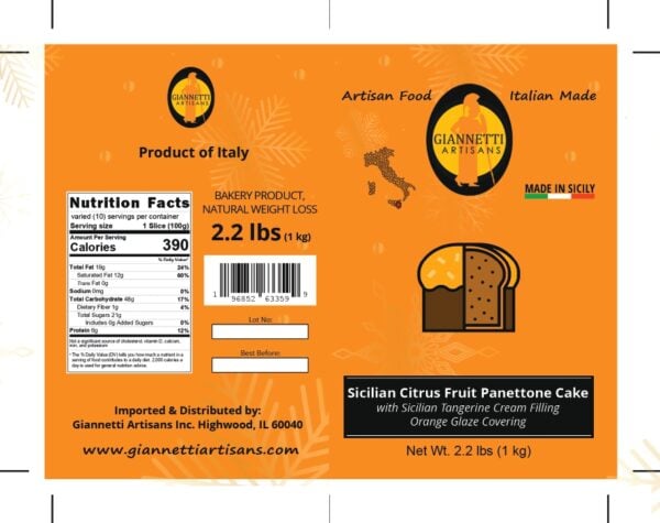 Italian Panettone Cake From Sicily - Image 10