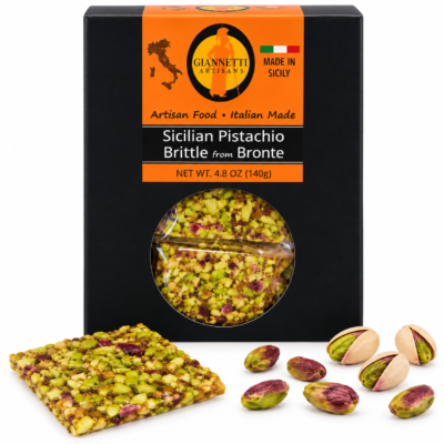 Giannetti Artisans Sicilian Pistachio Brittle Single Pack Front View