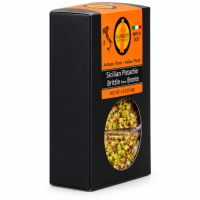 Giannetti Artisans Sicilian Pistachio Brittle Single Pack Side View