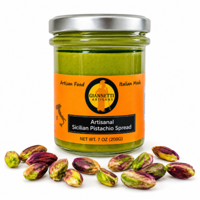 Giannetti Artisans Italian Pistachio Spread Front View Single Jar