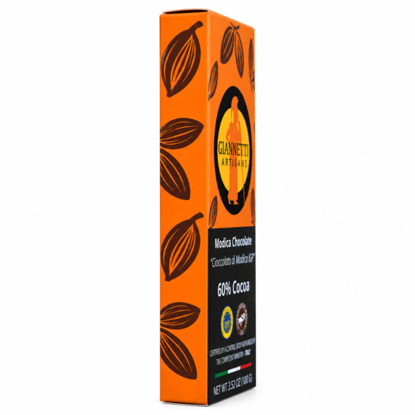 Side view of Classic Modica Chocolate package