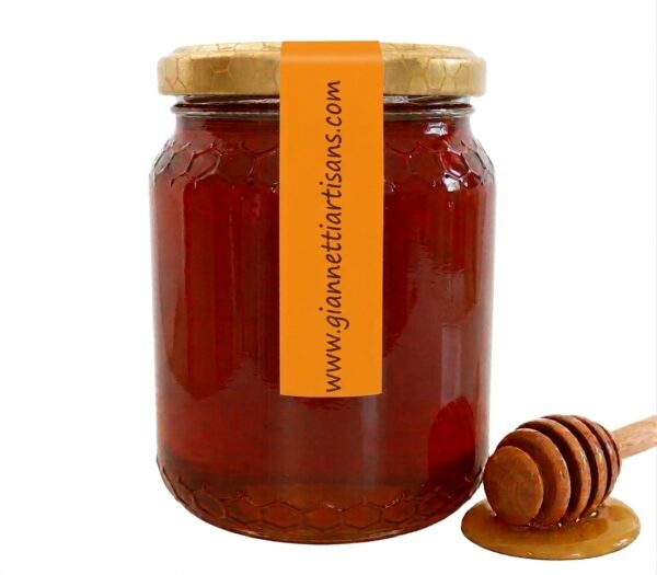 Giannetti Artisans Italian Chestnut Honey from Tuscany Back View