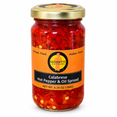 Giannetti Artisans Calabrese Hot Pepper Spread artisan Italian chili paste 6.34 oz