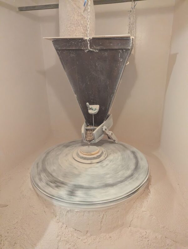 Stone Grinder Machine for Giannetti Artisans Italian Chestnut Flour
