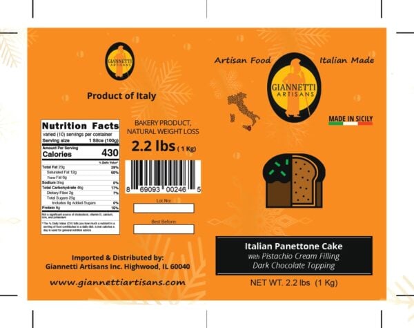 Italian Panettone Cake From Sicily - Image 8